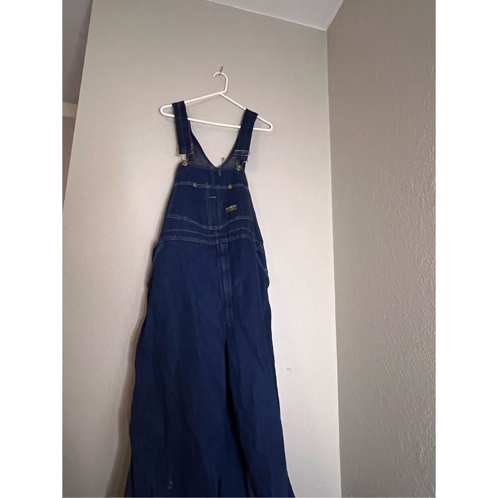 Vintage OSH KOSH B’GOSH Jean l Vestbak Bib Overalls 40 x 30! RARE